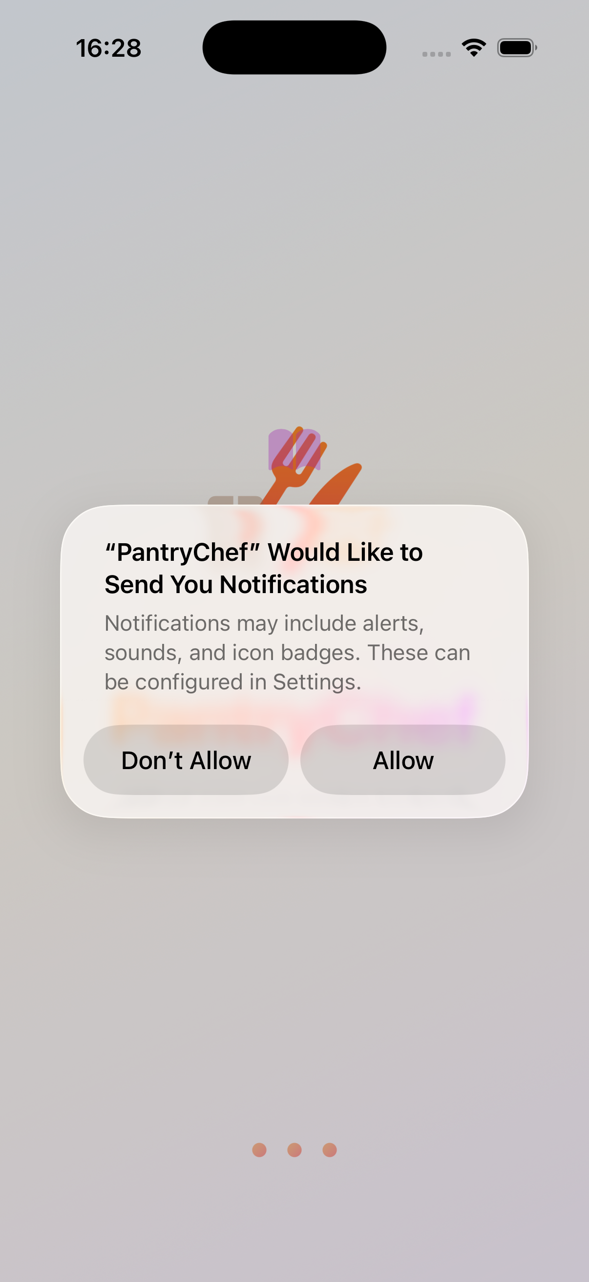 PantryChef main pantry view showing tracked ingredients